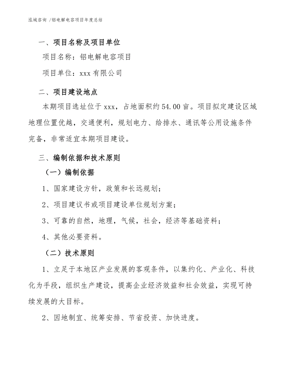 铝电解电容项目年度总结【模板】_第4页