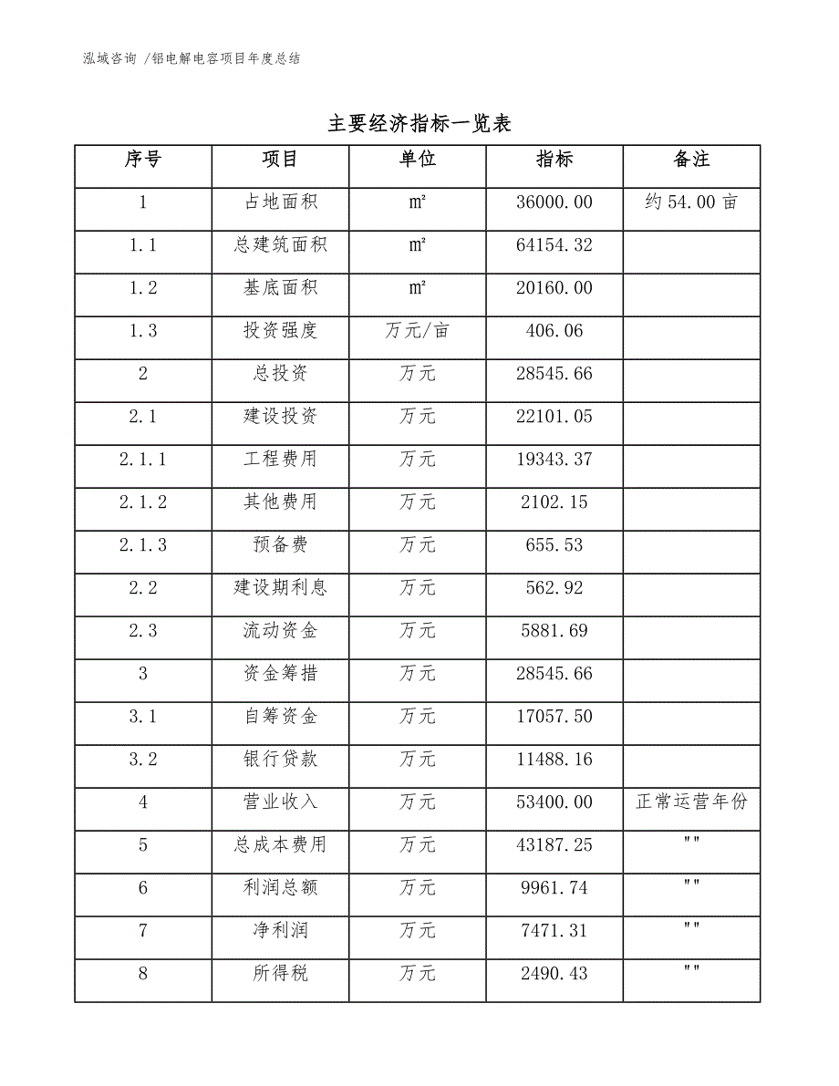 铝电解电容项目年度总结【模板】_第5页