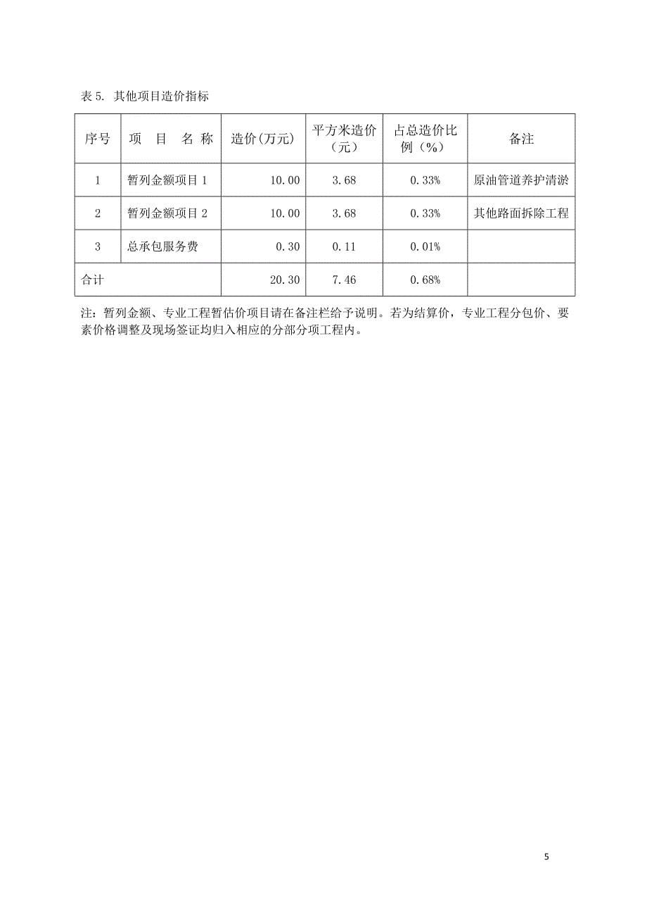 市政道路工程造价指标分析_第5页