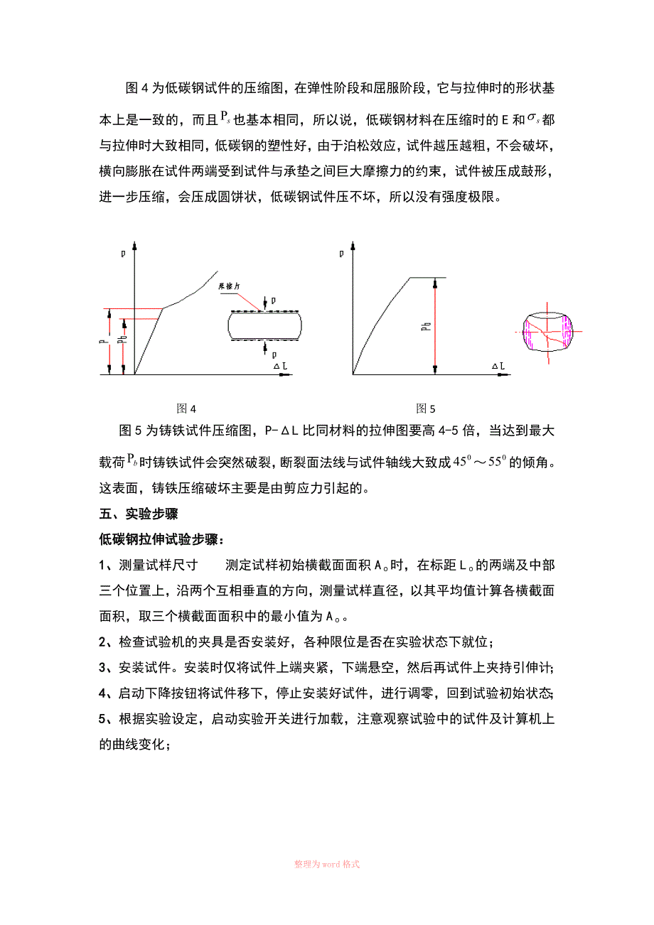 材料拉伸与压缩实验报告参考_第3页