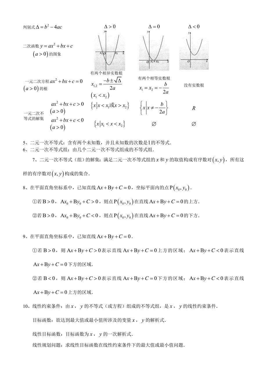 高一数学知识点总结-必修_第5页