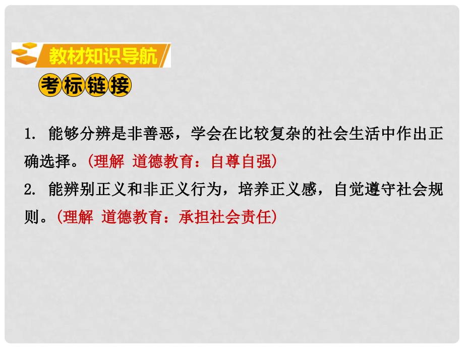 湖南省中考政治 第一部分 教材知识梳理（七下）第三单元 过有选择的生活课件1 湘教版_第2页