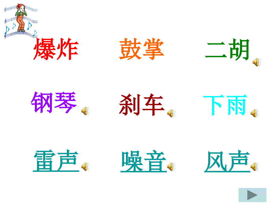 人教版小学三年级美术下册感受声音课件4_第3页