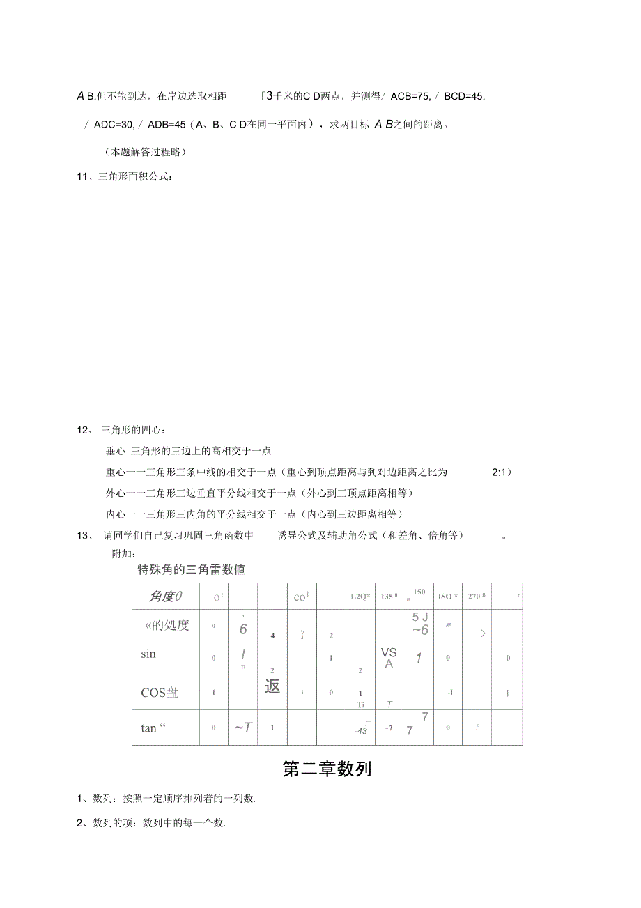 (完整word版)高中数学必修5知识点总结(史上最全版),推荐文档_第2页