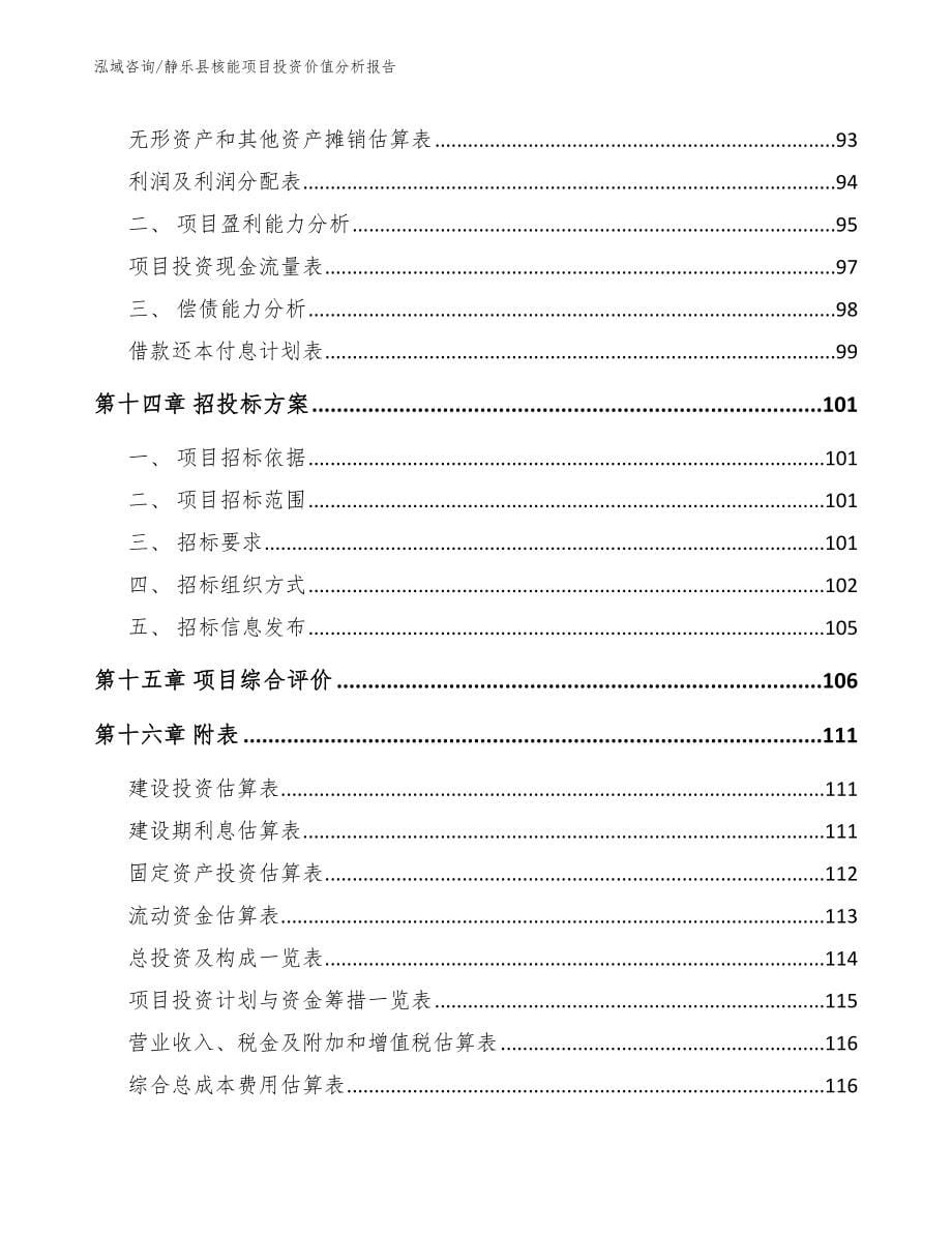 静乐县核能项目投资价值分析报告【范文模板】_第5页