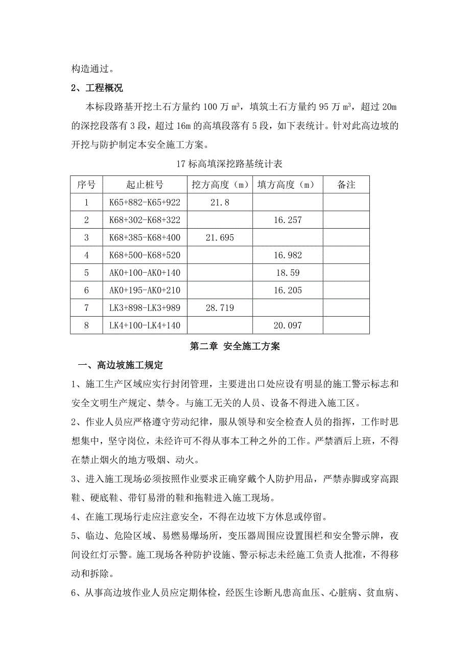 高边坡施工安全专项方案修改上报4131_第2页