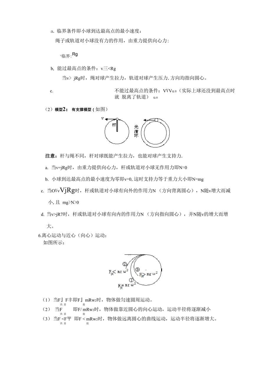 匀速圆周运动知识点_第5页