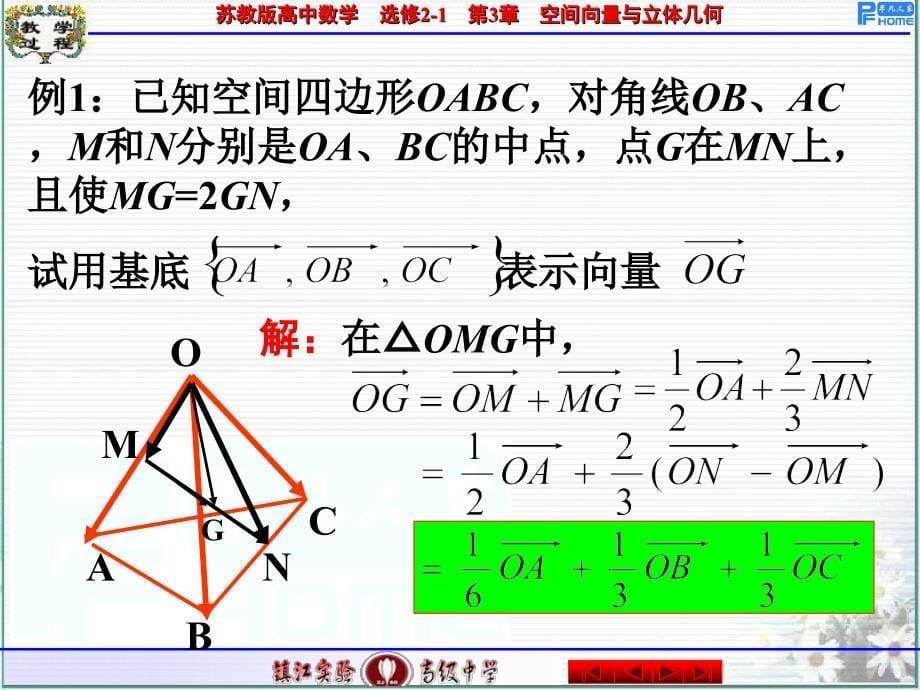 03空间向量基本定理_第5页