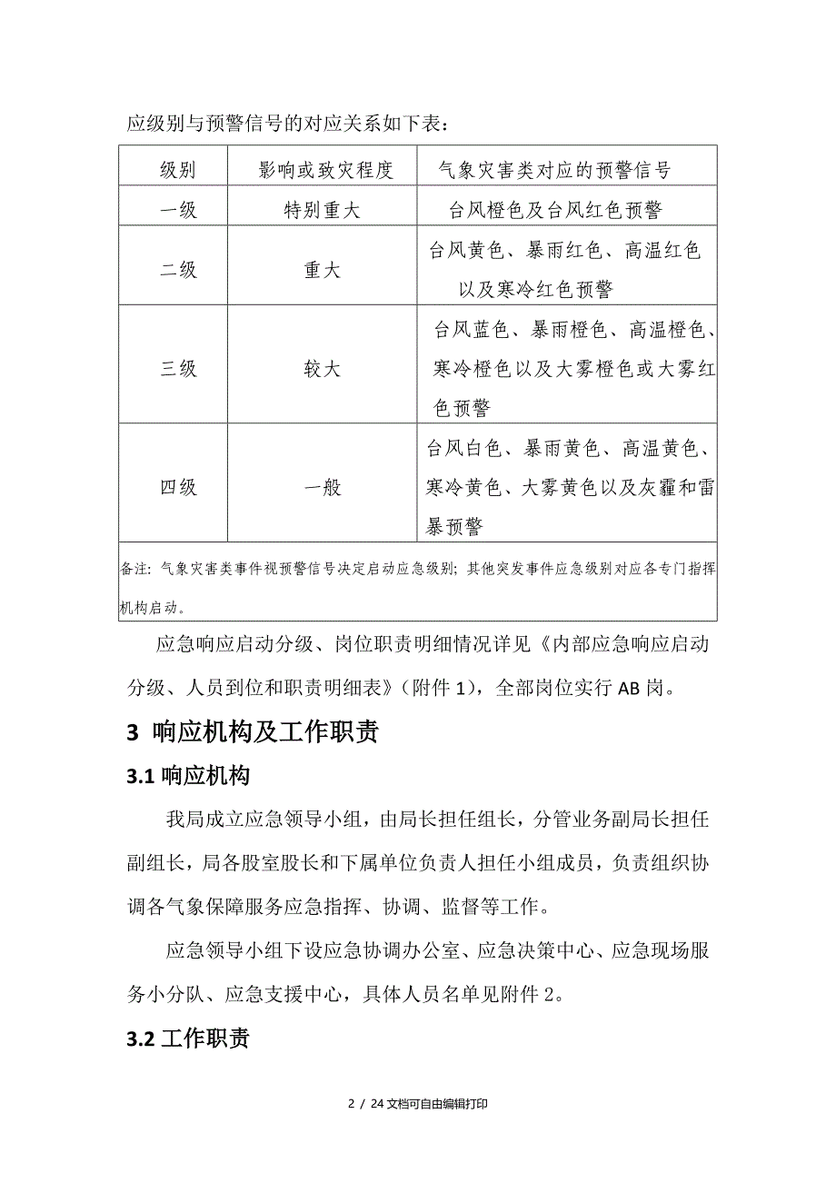 斗门区气象保障应急预案_第2页