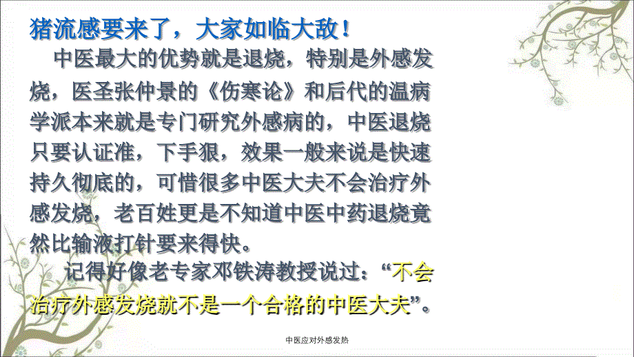 中医应对外感发热课件_第4页