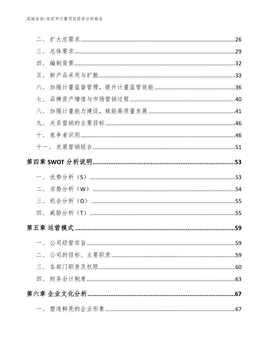 来宾市计量项目投资分析报告（模板范文）_第3页