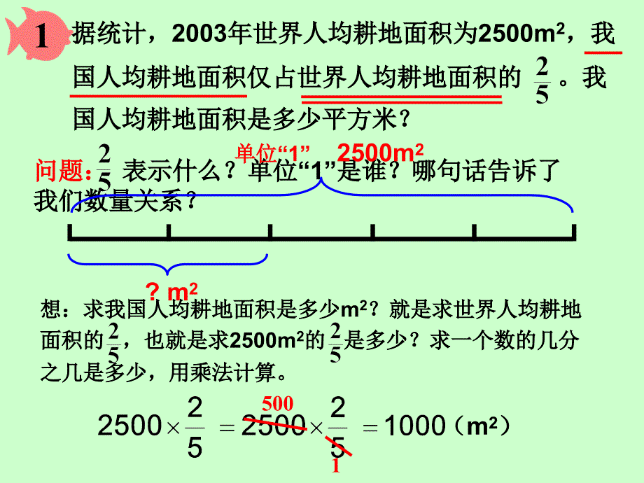 人教版六年级数学上册第二单元第四课时_分数乘法应用题(例1)_第3页