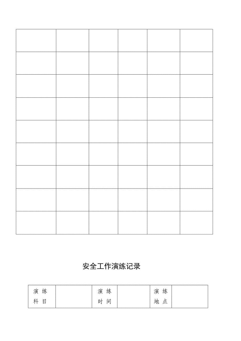 杨凌区第三初级中学安全检查记录表_第5页