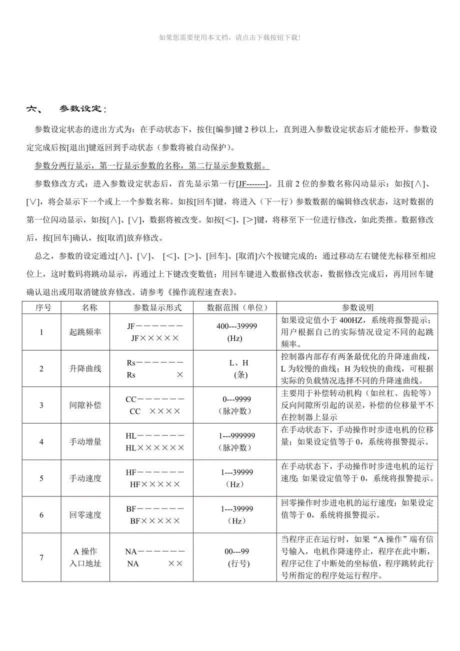 两相步进可编程控制器使用说明_第5页