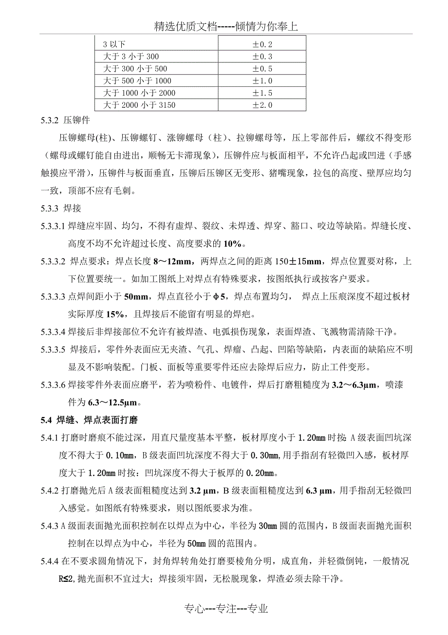 钣金件加工检验通用标准_第3页