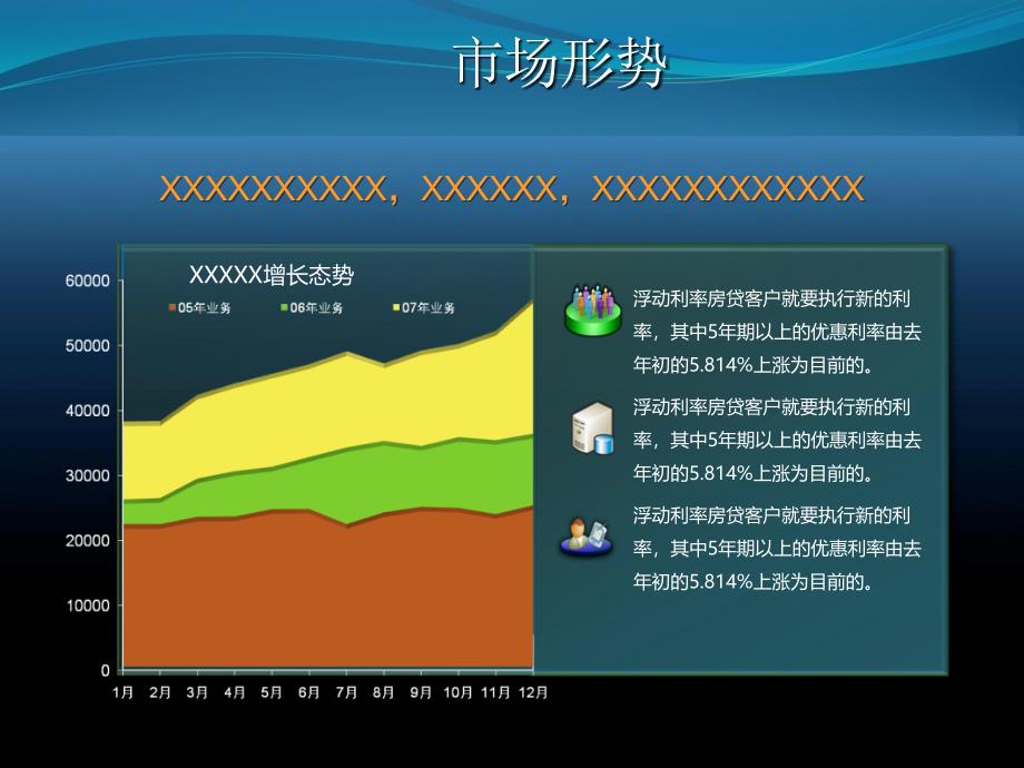 年终总结图形ppt模板_第2页