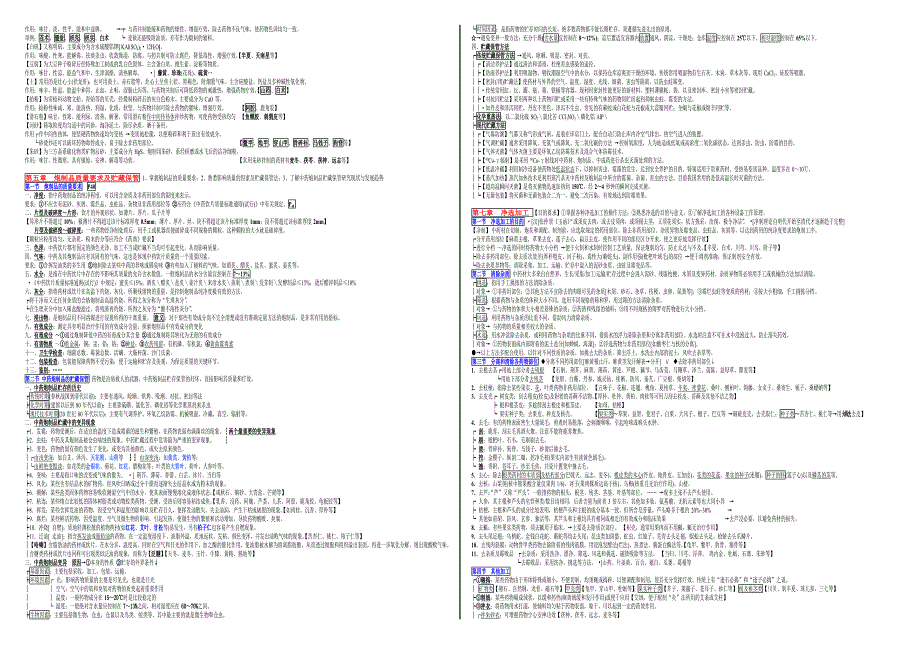 【2019年整理】《中药炮制学》笔记(同名3305)(总8页)_第3页