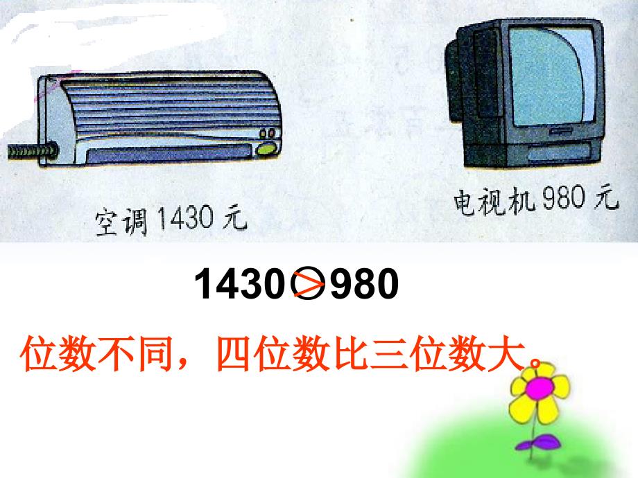 新人教版二年级数学下册万以内数的大小比较和近似数课件_第2页