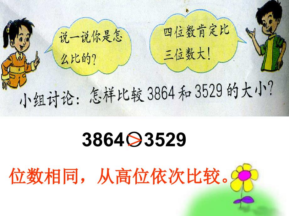 新人教版二年级数学下册万以内数的大小比较和近似数课件_第3页