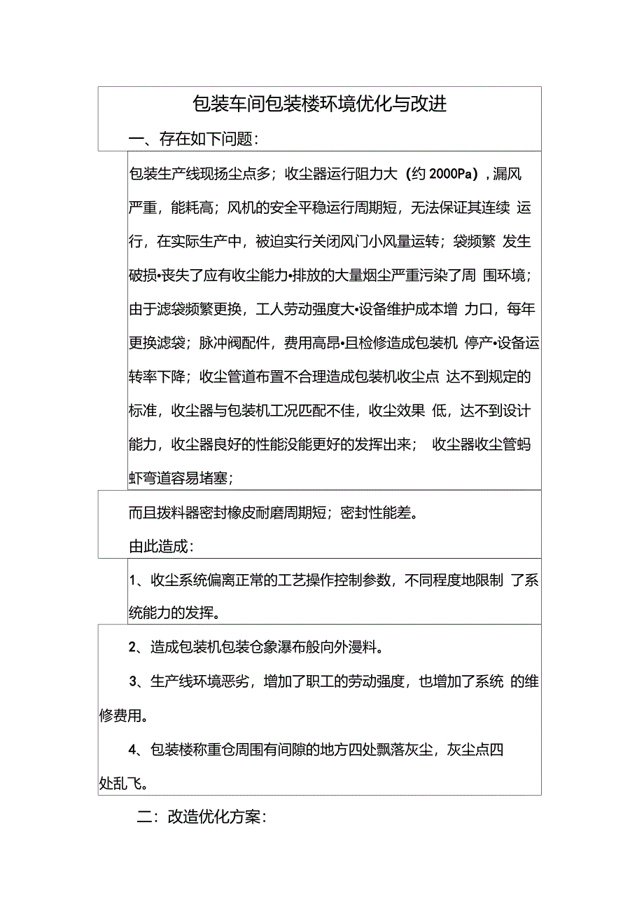 包装车间生产现场环境优化与改进_第1页