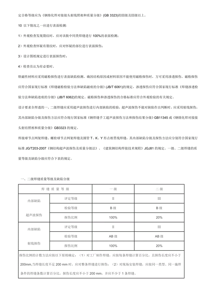 焊缝等级分类及无损检测要求.doc_第3页