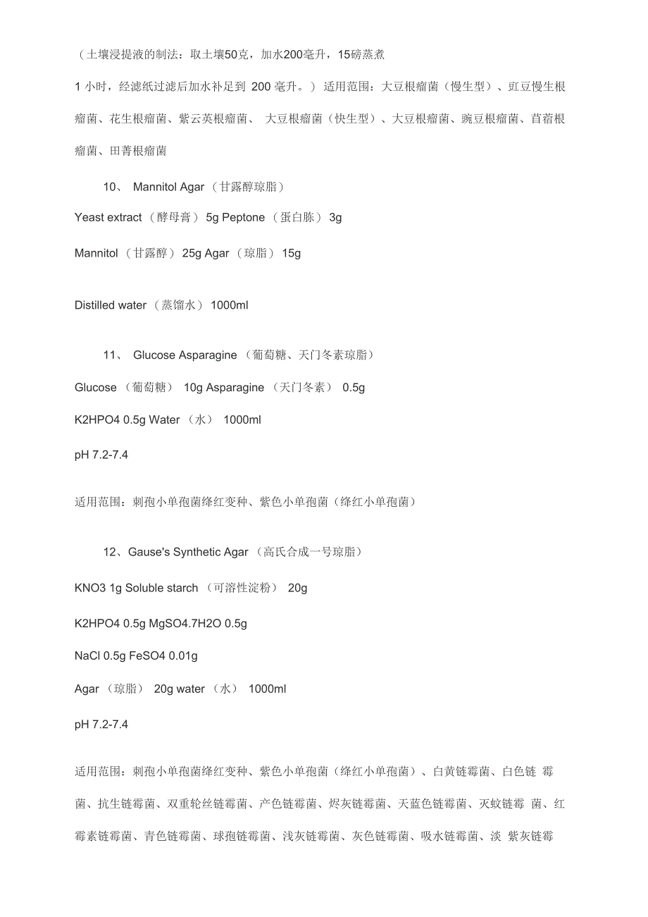 146种培养基配方[细菌培养基和植物培养基]_第4页