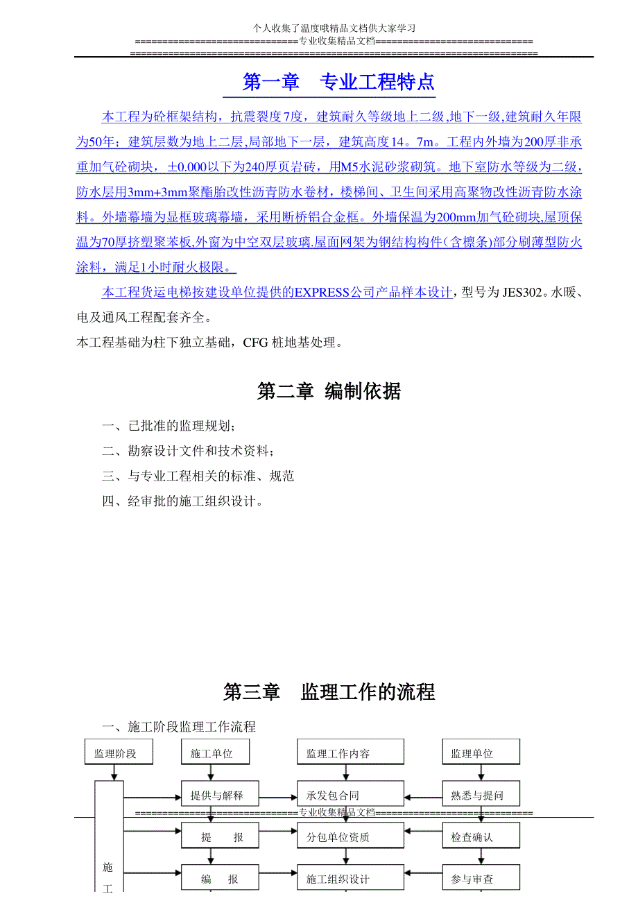 多层框架结构商业楼监理细则_第1页