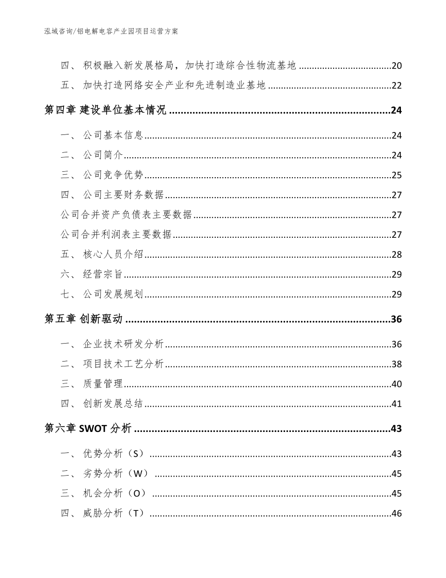 铝电解电容产业园项目运营方案（参考模板）_第4页