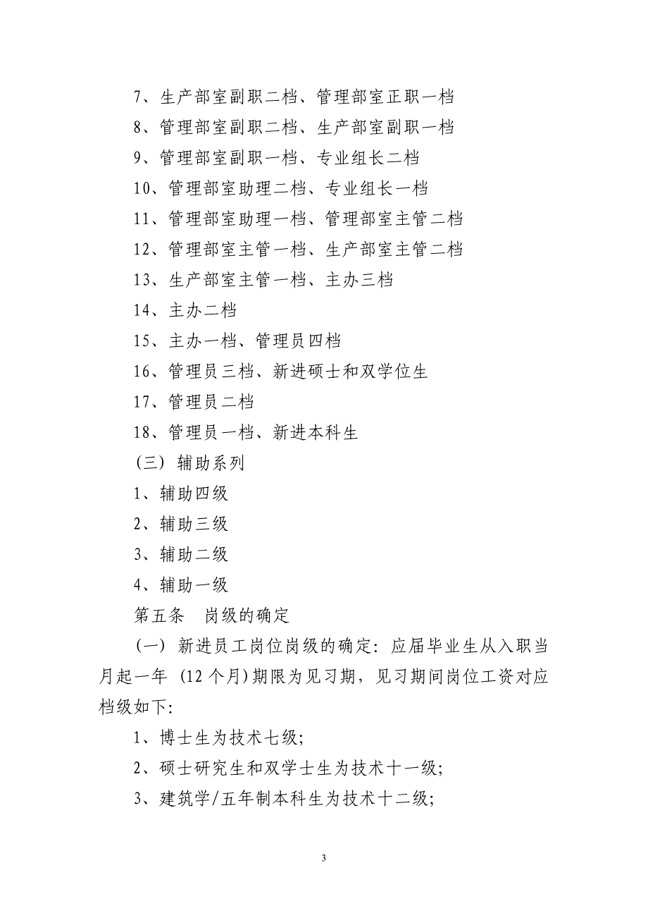 专题讲座资料（2021-2022年）岗位岗级设置及晋升考核管理办法_第3页