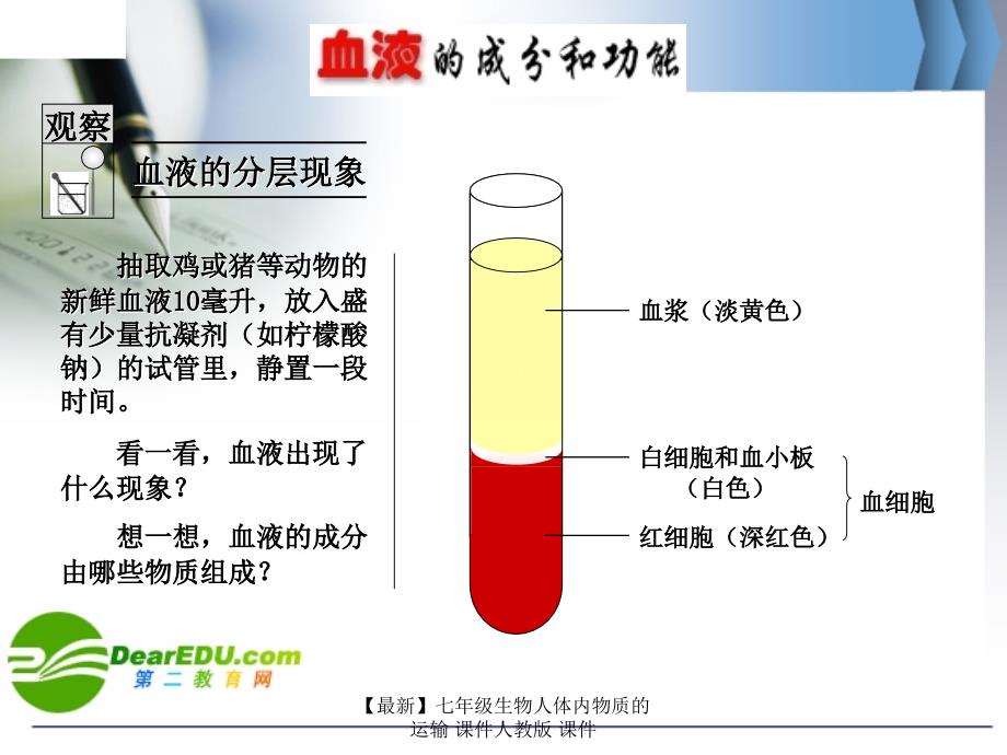 最新七年级生物人体内物质的运输课件人教版课件_第2页