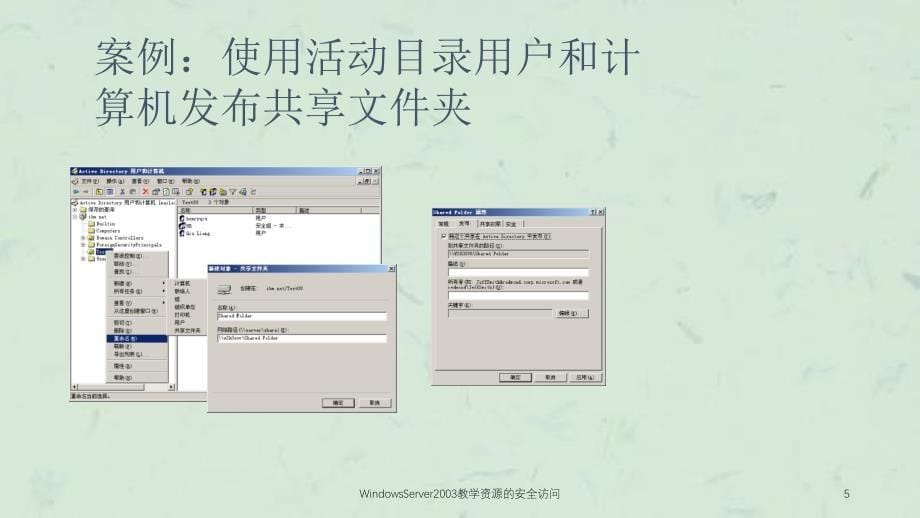 WindowsServer2003教学资源的安全访问课件_第5页