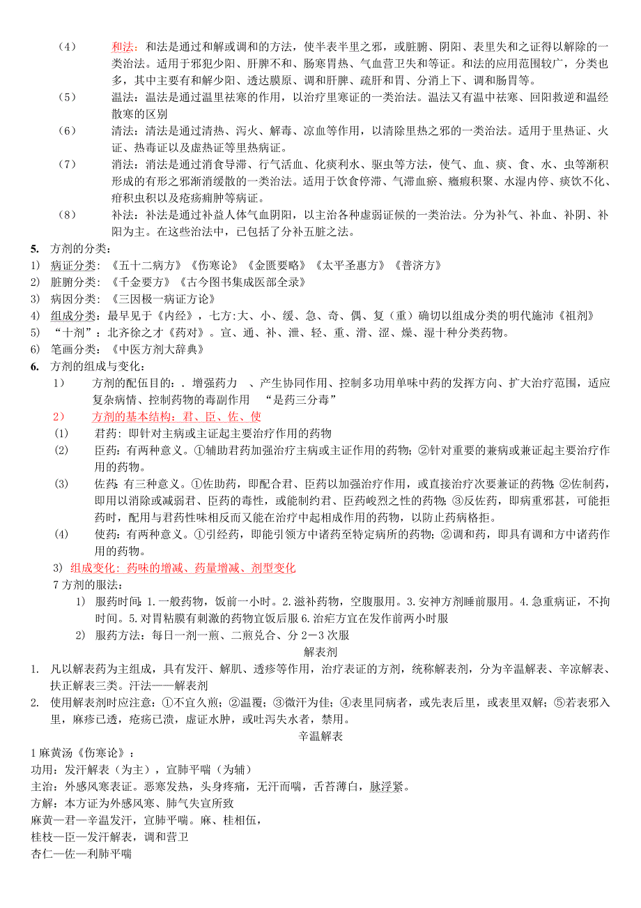 方剂学一类方总结_第2页