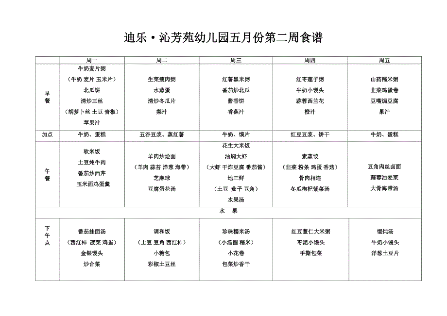 2018年幼儿园食谱.doc_第2页