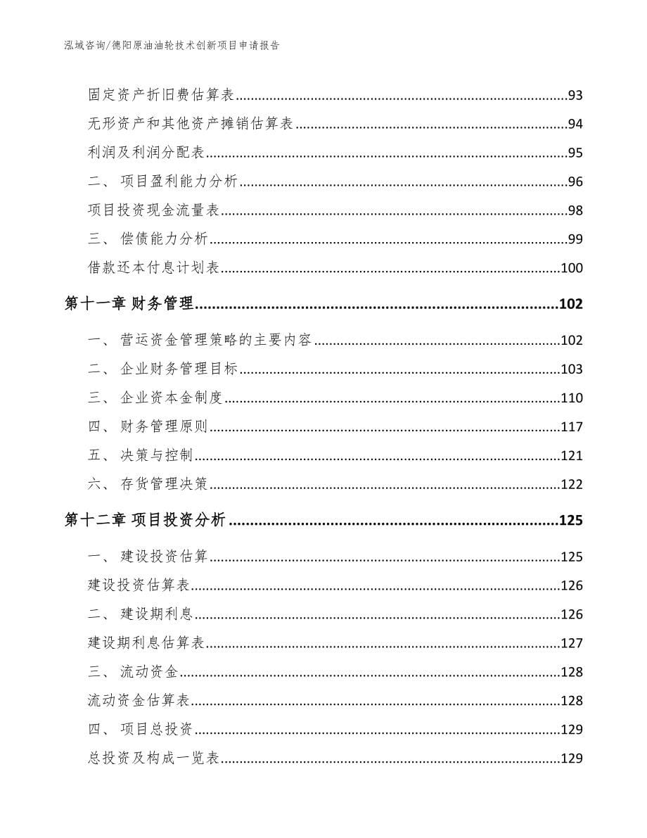 德阳原油油轮技术创新项目申请报告【模板参考】_第5页