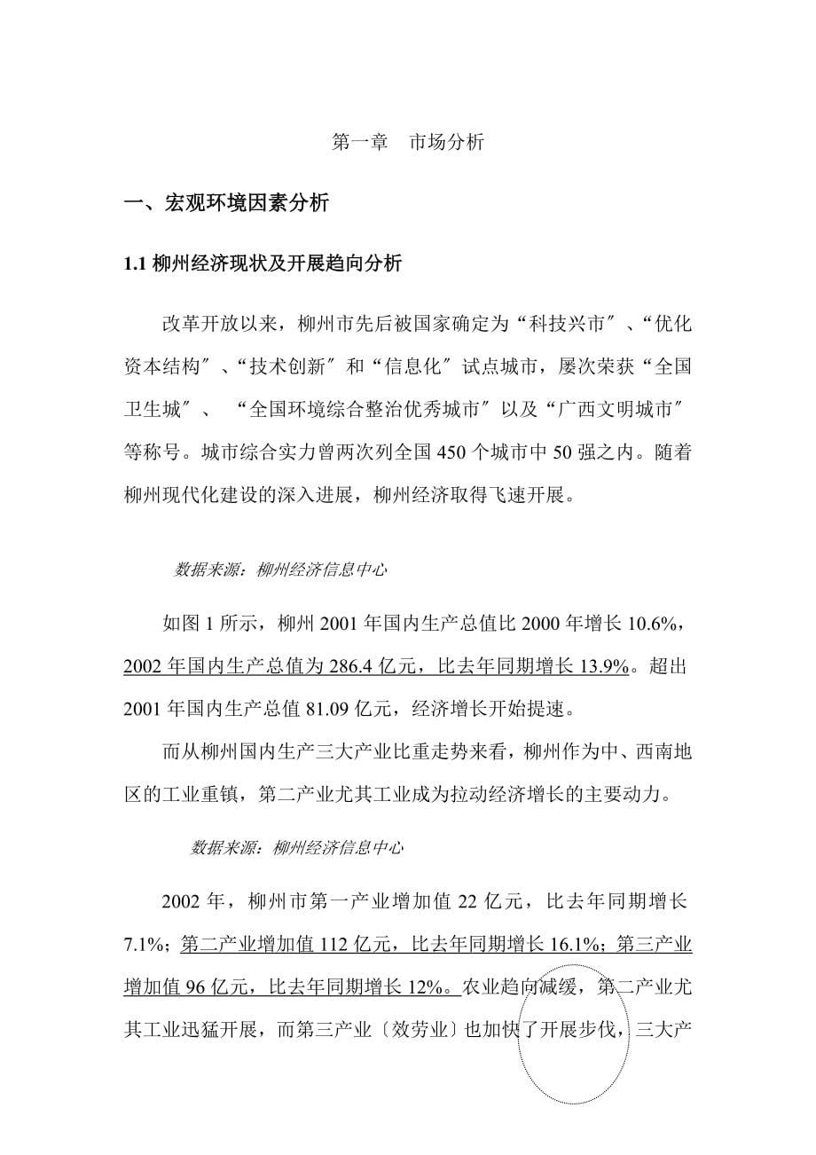 柳州市某商业地产项目市场分析报告_第5页