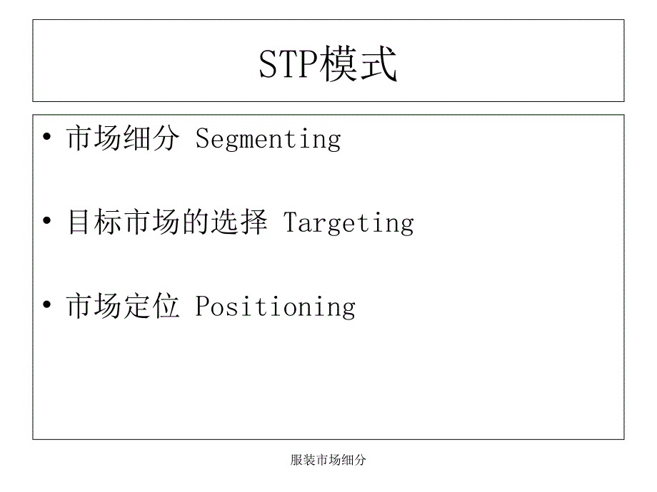 服装市场细分课件_第2页