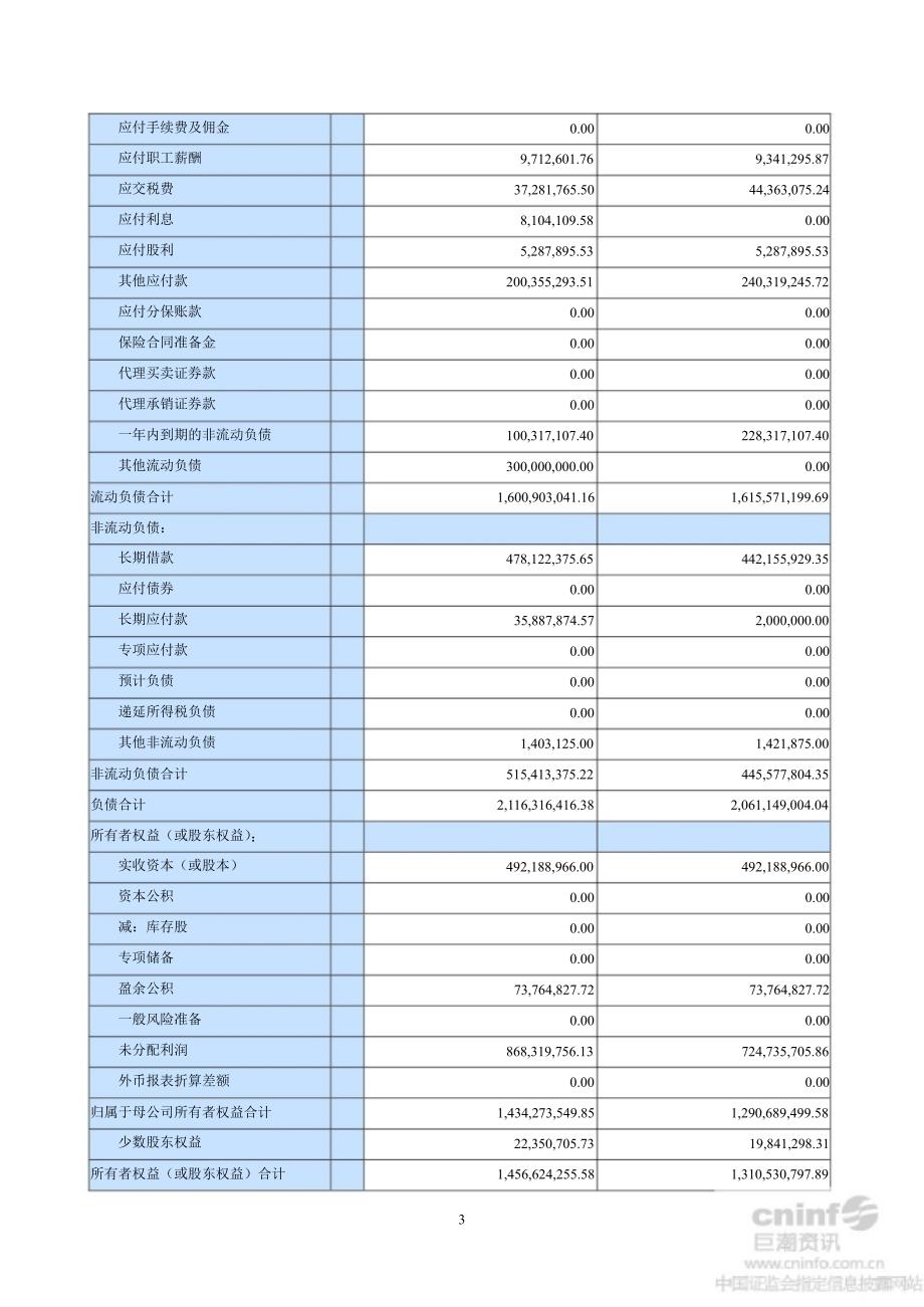 海印股份：半财务会计报告_第3页