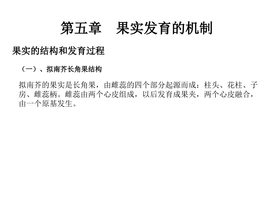 果实发育的机制课件_第1页