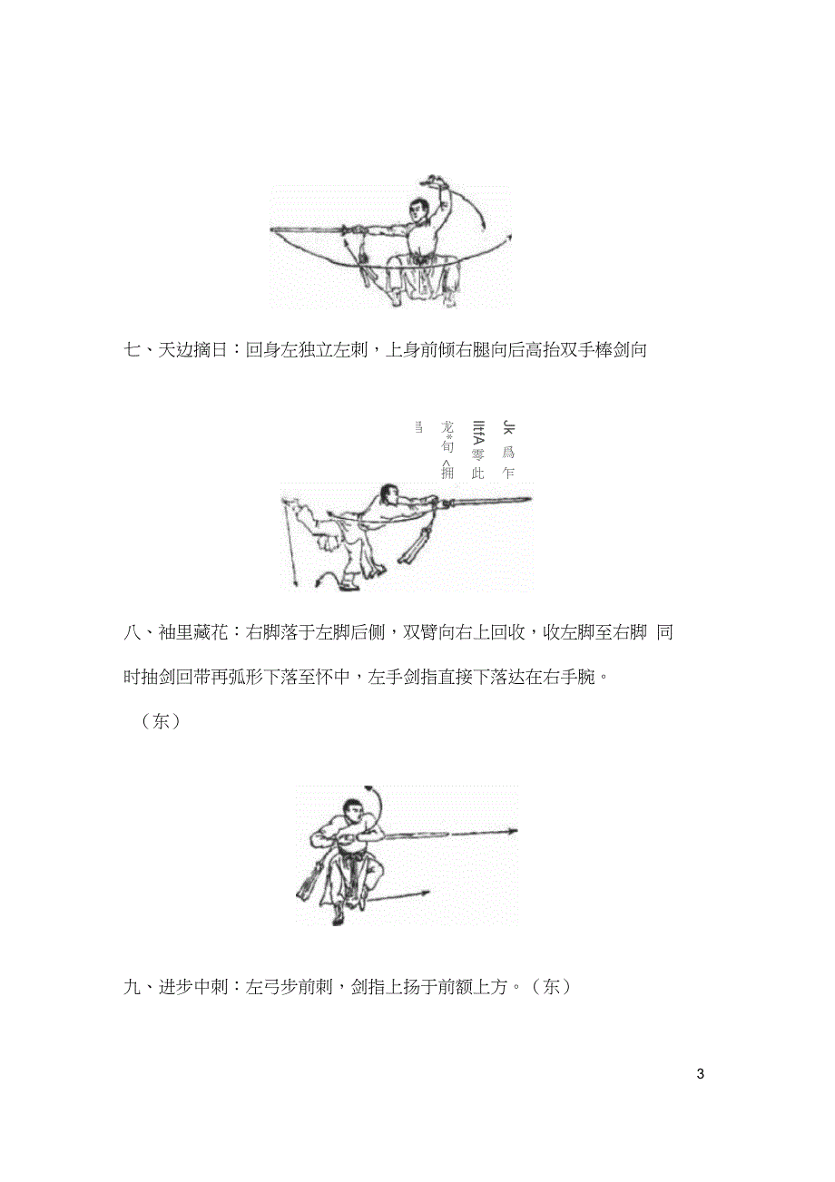 武当太乙玄门剑动作图解._第3页