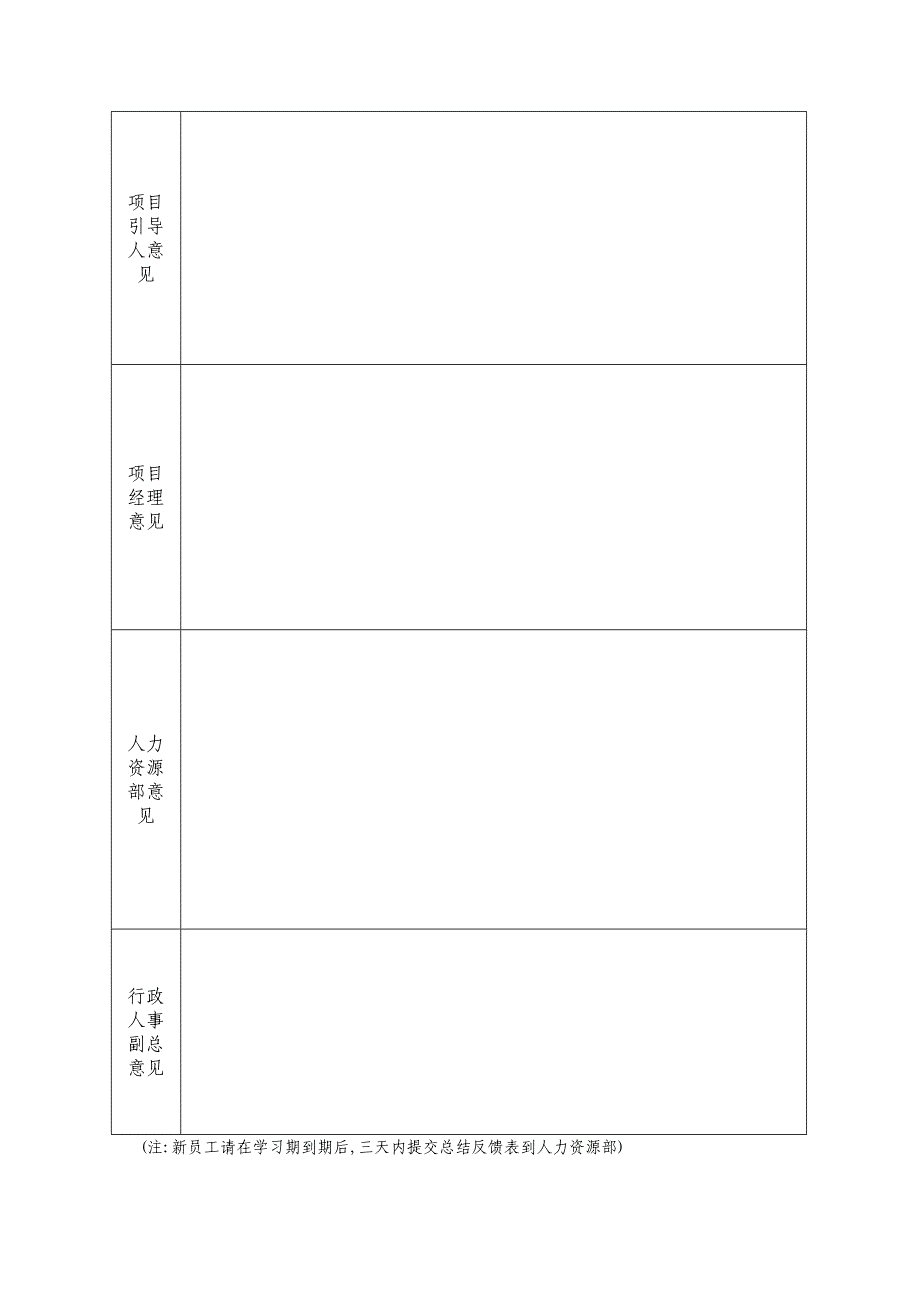 新员工总结反馈表_第3页