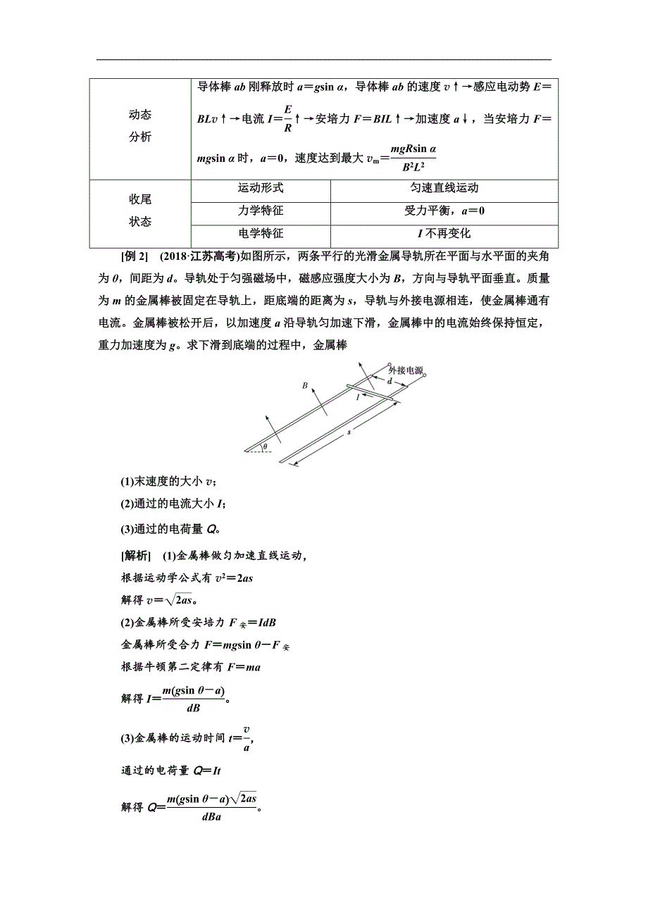 高考物理通用版二轮复习讲义：第二部分 第二板块 第2讲 电磁感应中的“三类模型问题” Word版含解析_第3页