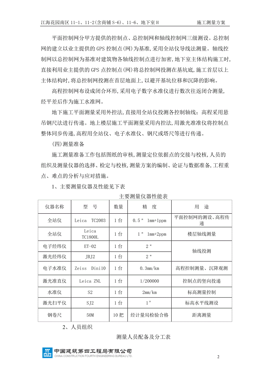 22层住宅施工测量专项施工方案范本_第3页