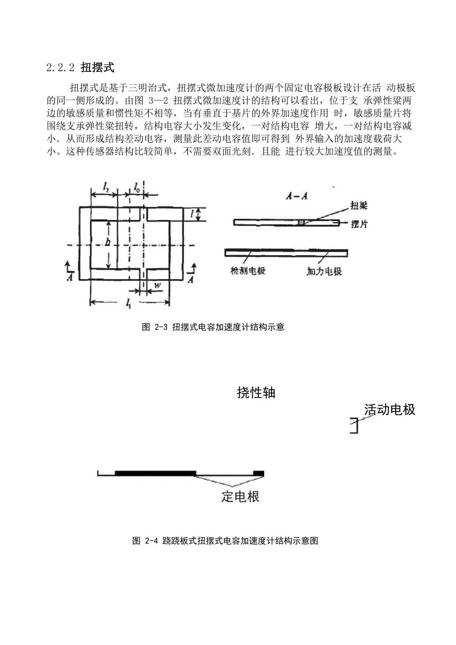 MEMS加速度传感器简介(最终版)_第5页