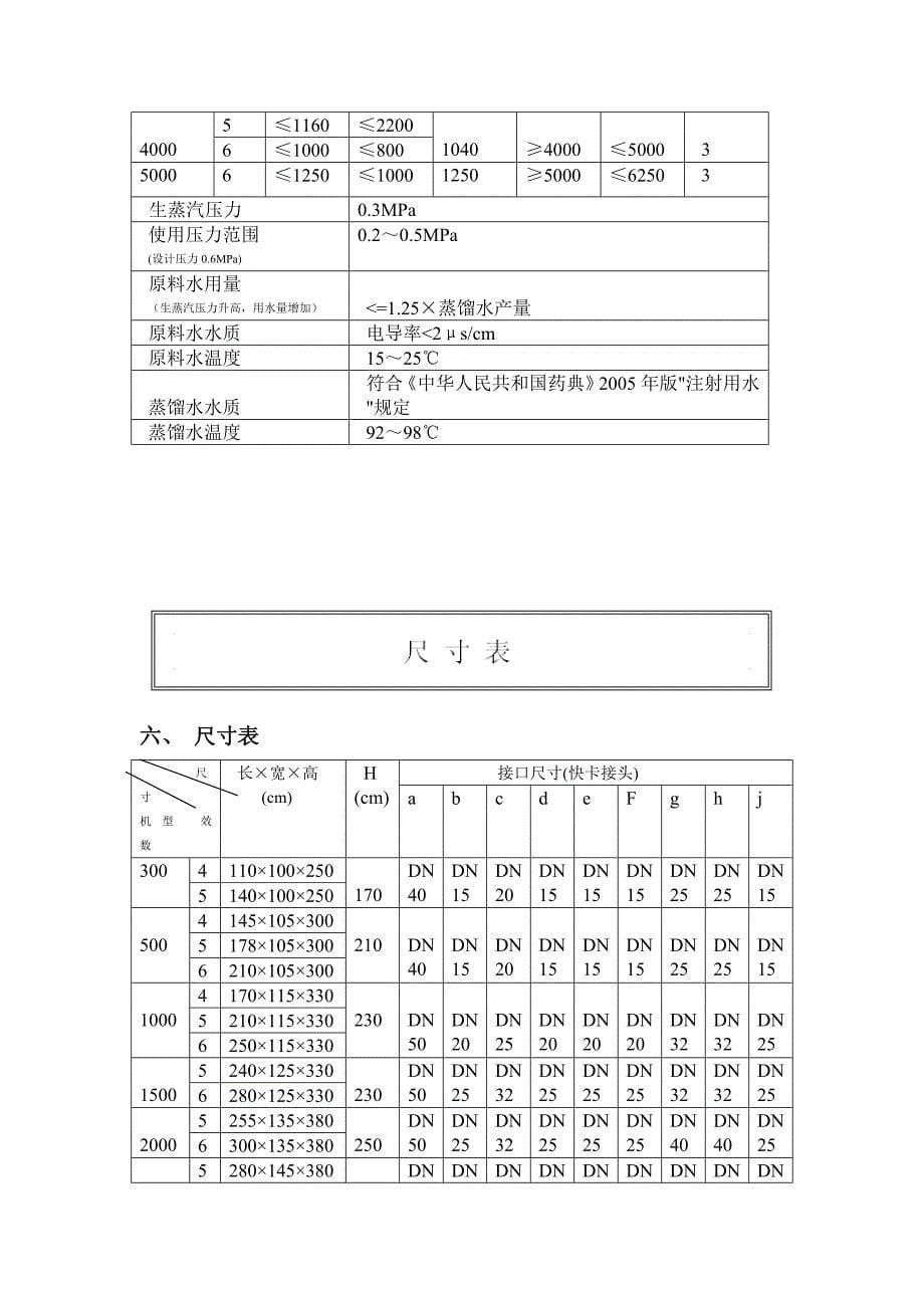 多效蒸馏水机说明书_第5页