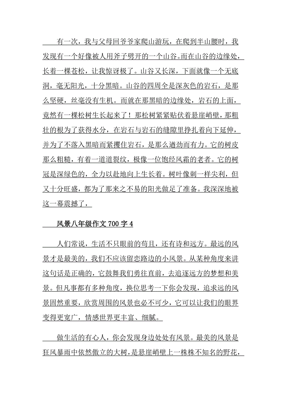 风景八年级作文700字_第3页