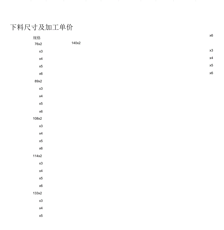 冲压旋压封头下料尺寸及加工费.doc_第1页