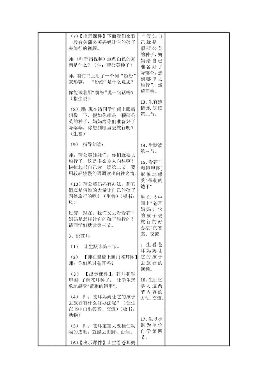 植物的妈妈的有办法教学设计_第5页