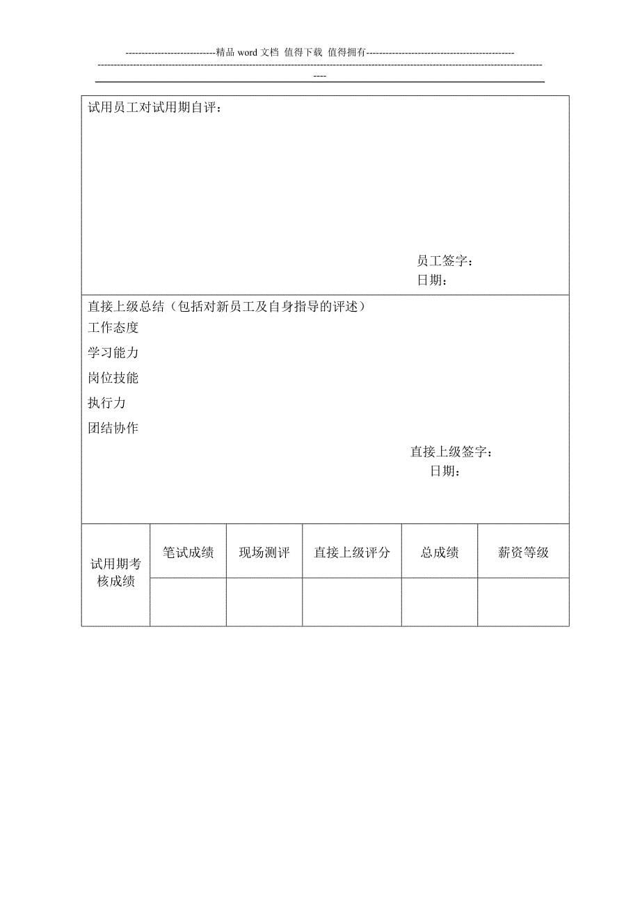 试用期员工综合考核暂行管理办法.docx_第5页