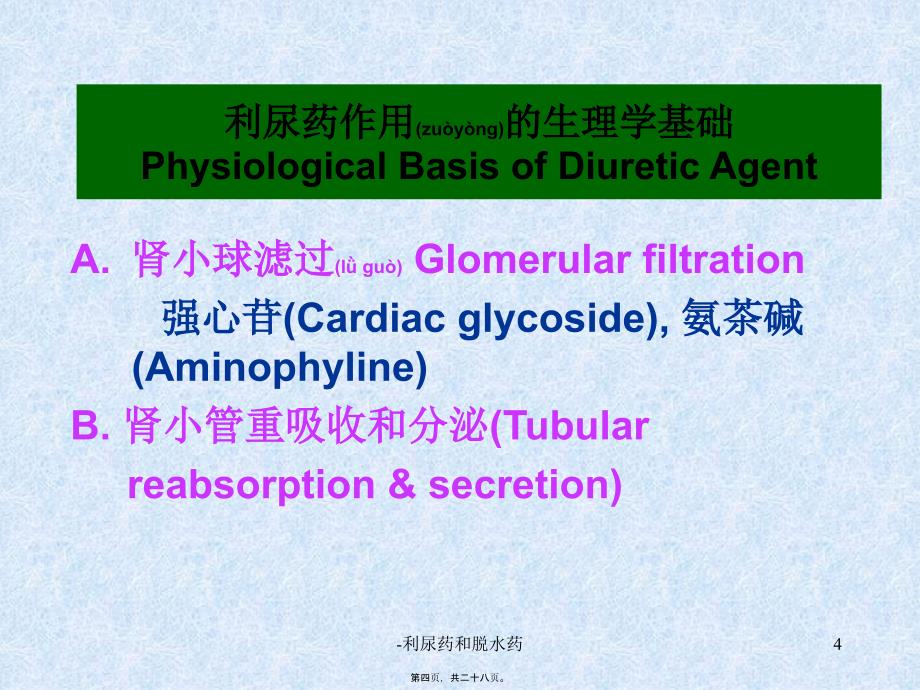 利尿药和脱水药课件_第4页