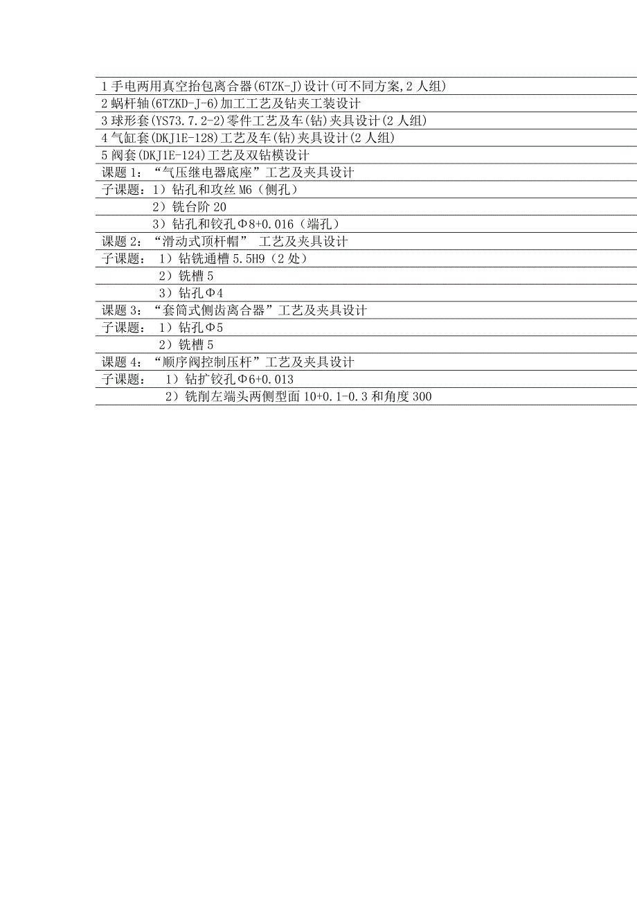 西安航空职业学院机械毕业夹具设计CAD图纸说明书_第4页